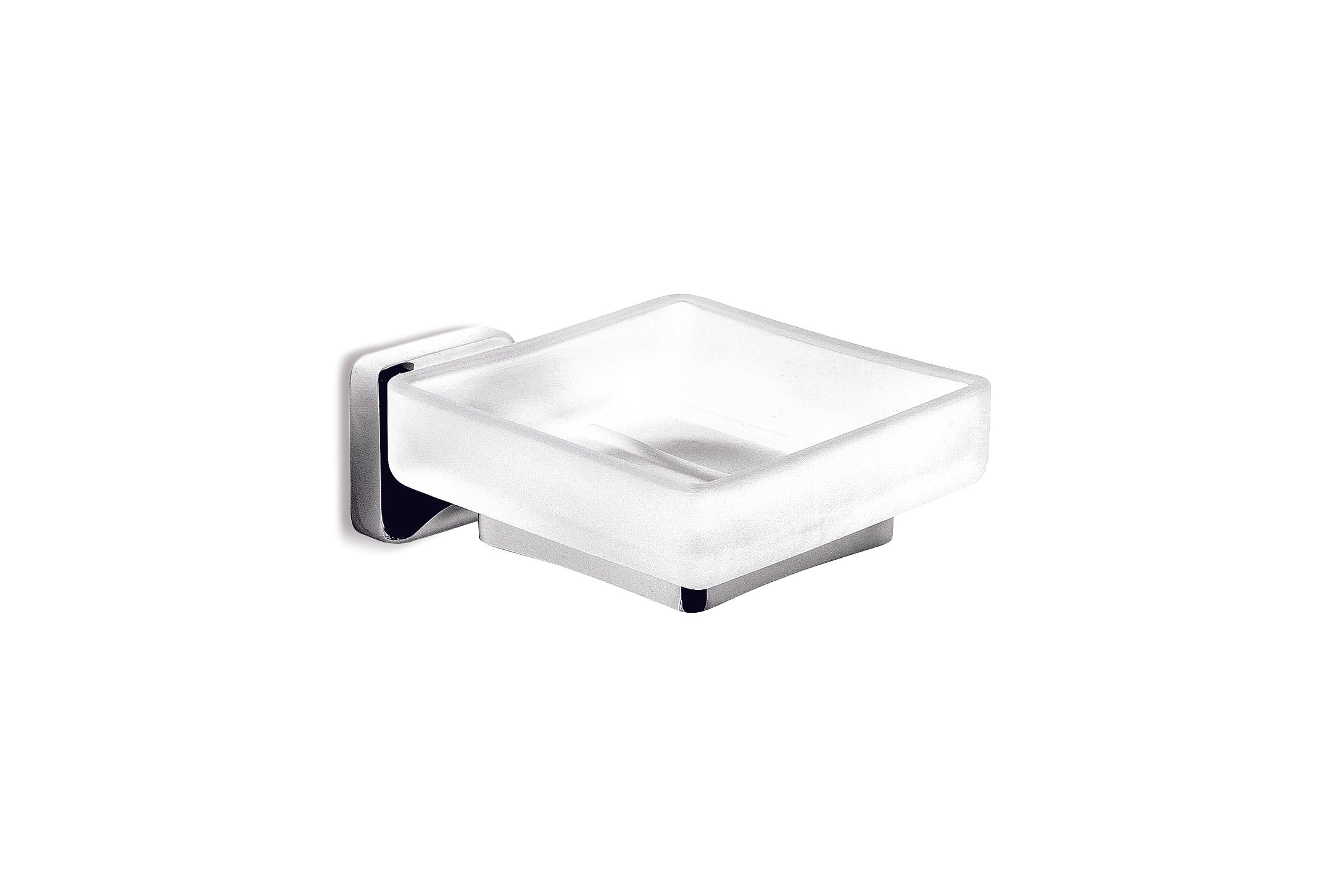 Michelangelo Glass Soap Dish (Chrome) – Online Bathroomware