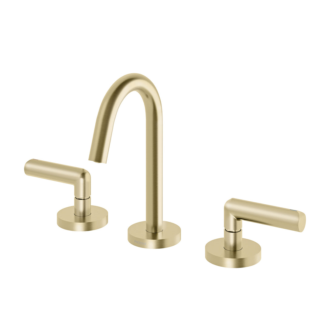 Vivid Slimline Plus Lever Basin Set (Brushed Gold) – Online Bathroomware
