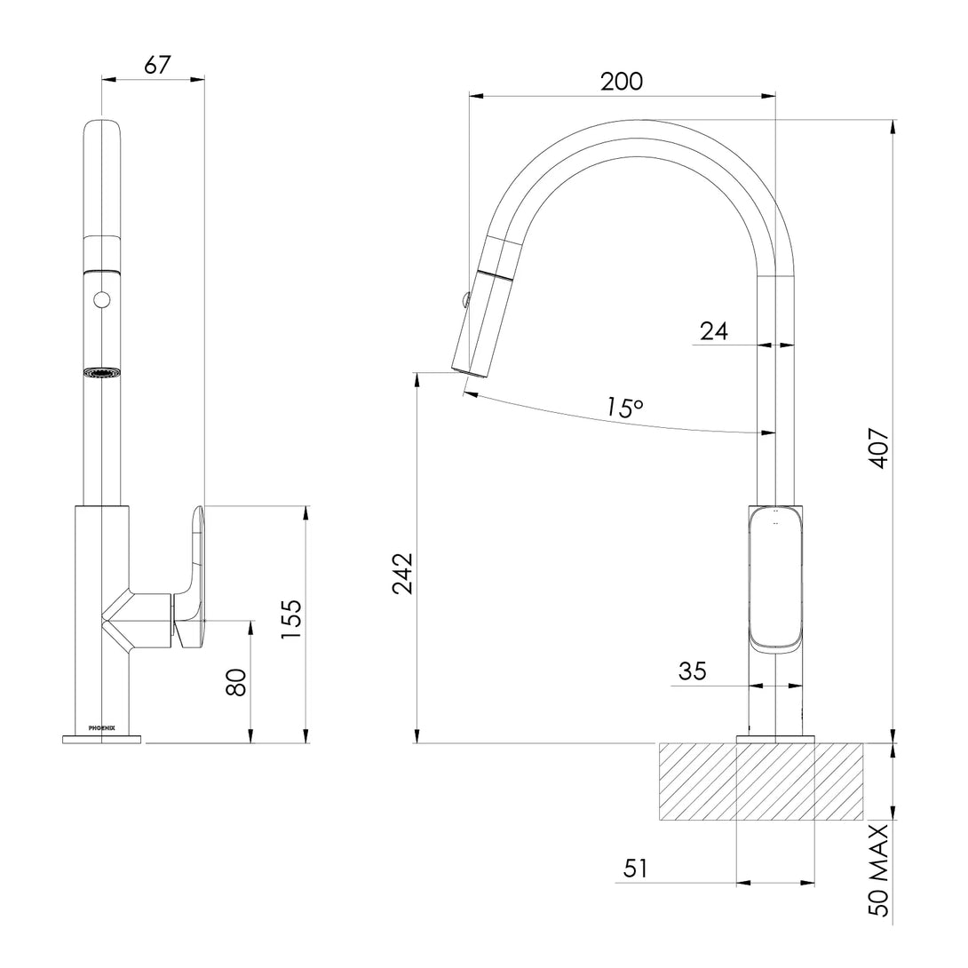 Specification Line Drawing