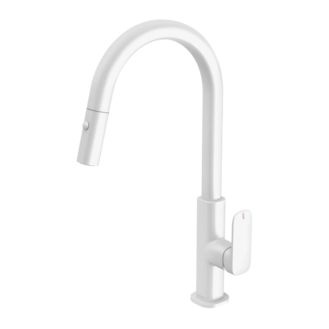 Nuage Pull-out Sink Mixer (Matte White)