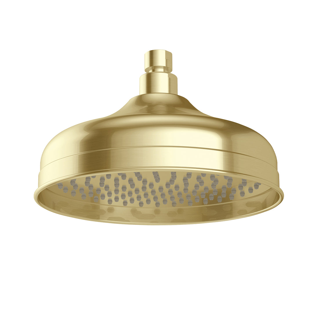 Cromford Shower Rose 210mm (Brushed Gold)