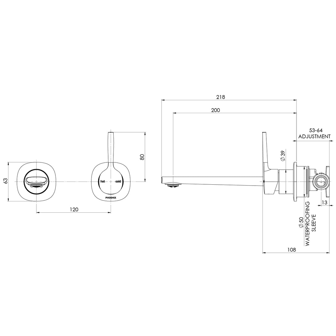 Specification Line Drawing