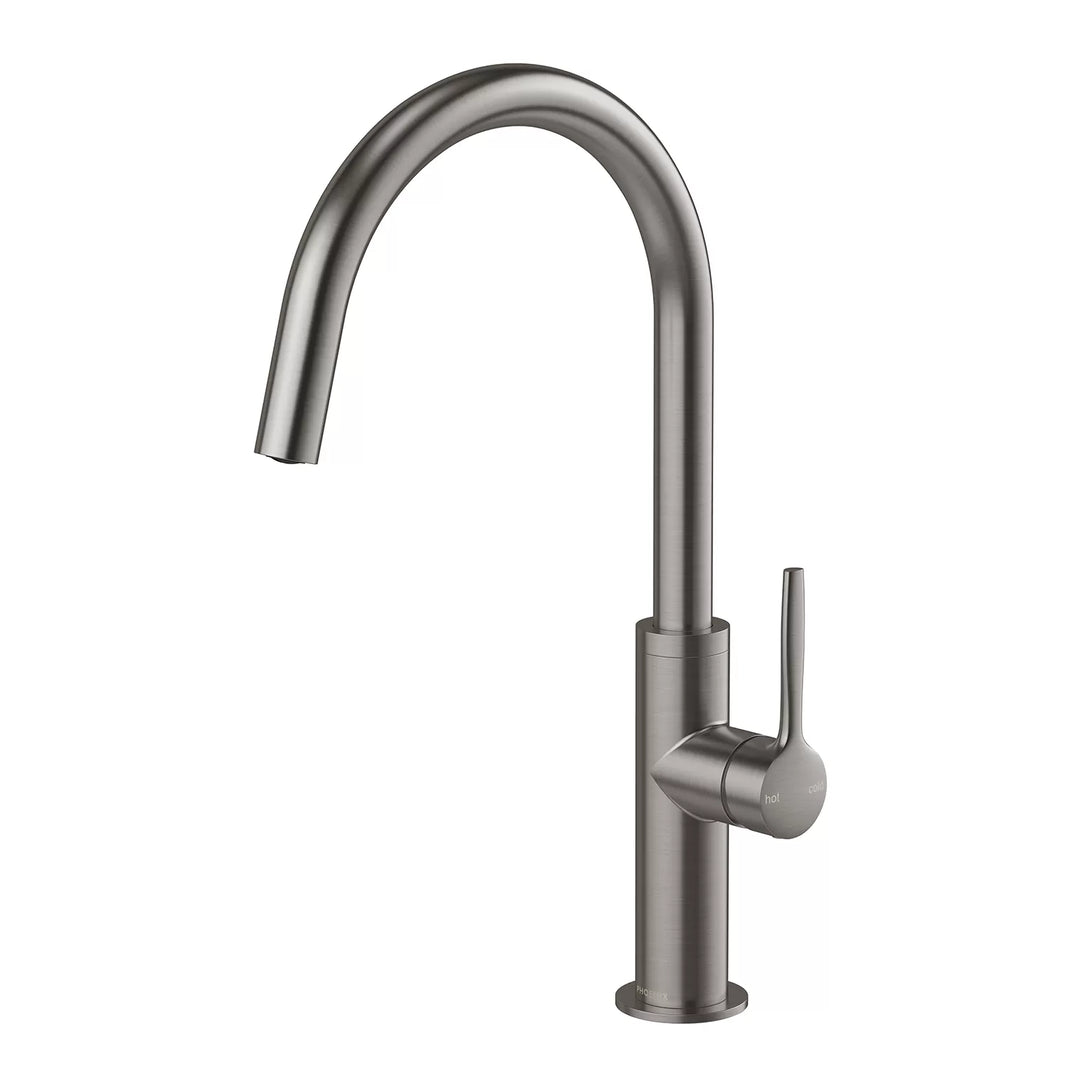 Vask Sink Mixer 190mm Lead Free in Brushed Carbon