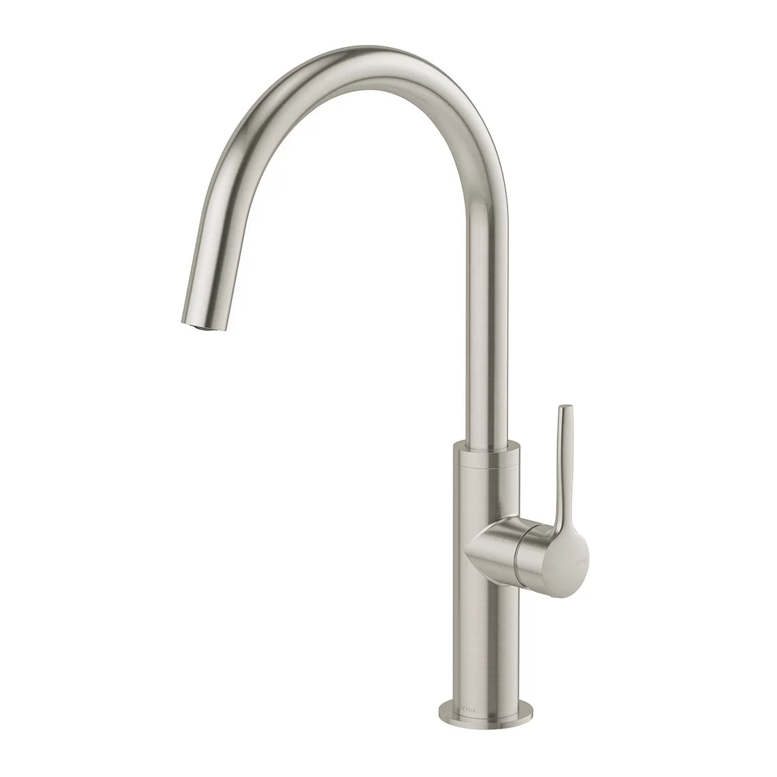 Vask Sink Mixer 190mm Lead Free in Brushed Nickel