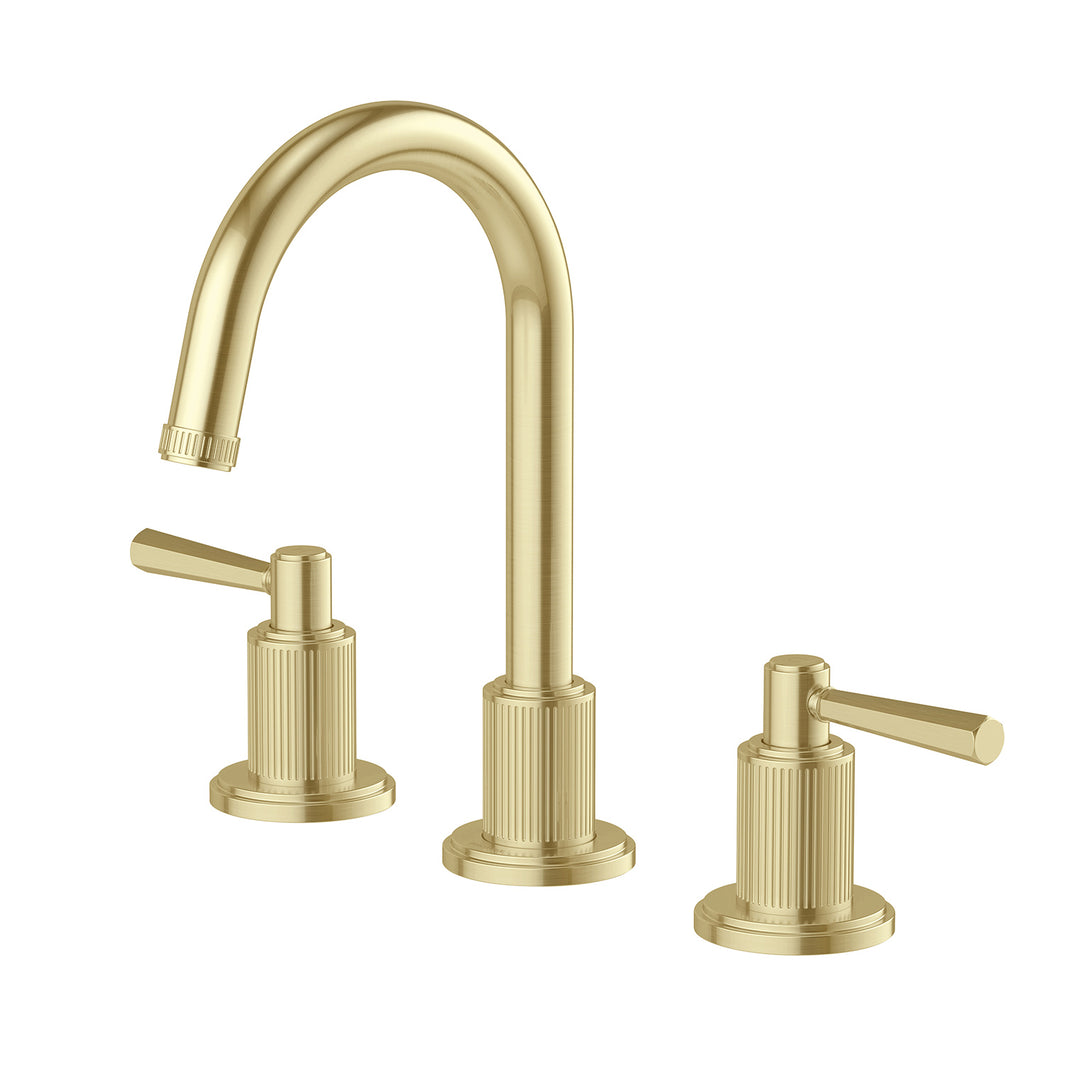 Wiltern SwitchMix Hob Basin Tap Set Lead Free (Brushed Gold)