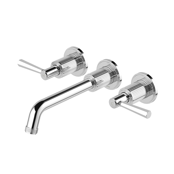 Wiltern SwitchMix Wall Basin/Bath Tap Set Lead Free (Chrome)