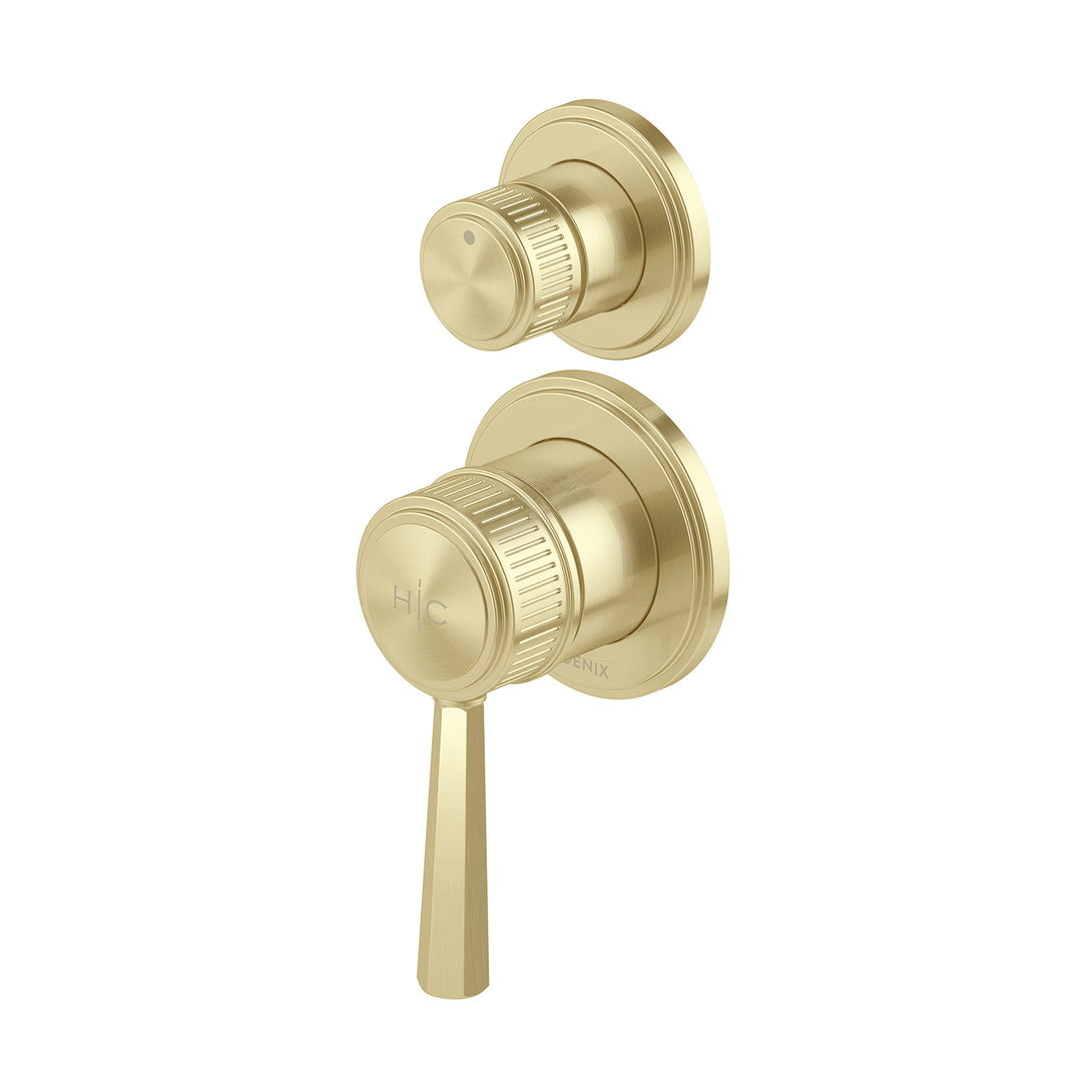 Wiltern SwitchMix Shower/Wall Mixer with Diverter Lead Free (Brushed Gold)