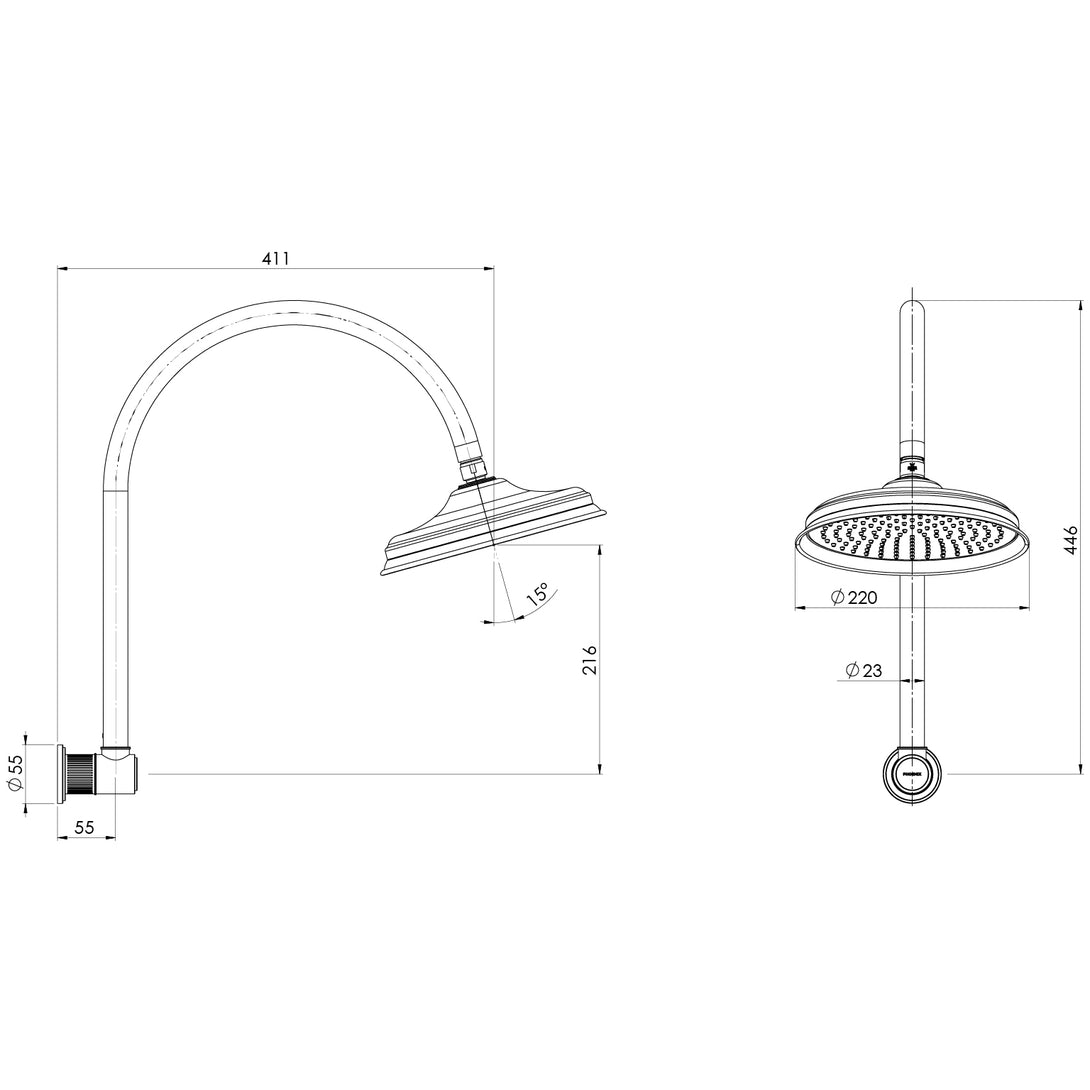 Specification Line Drawing