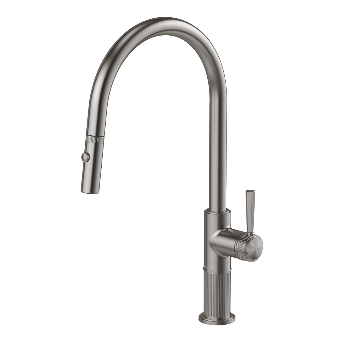 Wiltern Pull Out Sink Mixer Lead Free (Brushed Carbon)