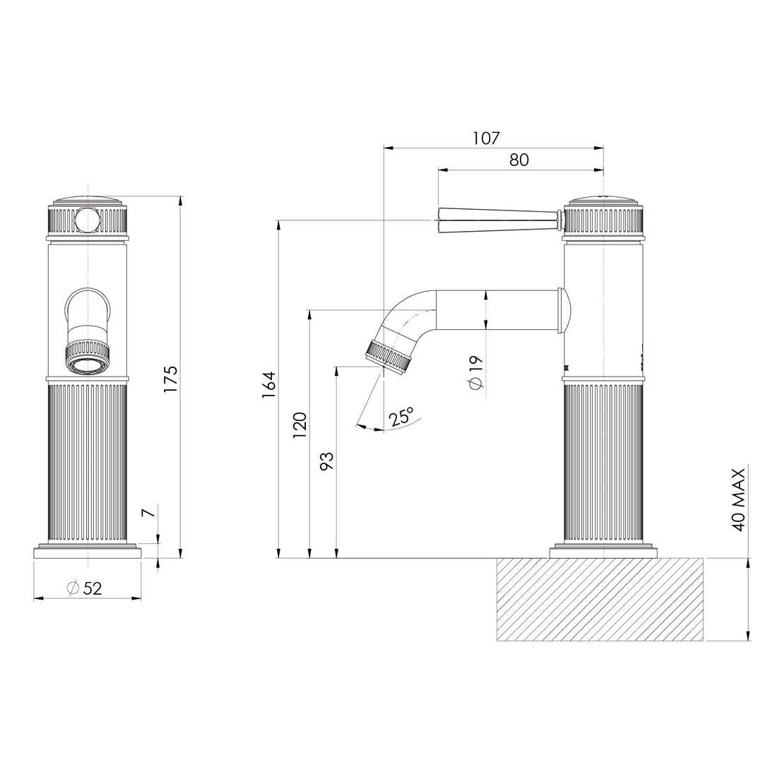 Specification Line Drawing