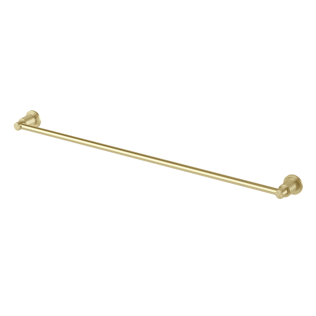 Wiltern Single Towel Rail 800mm (Brushed Gold)
