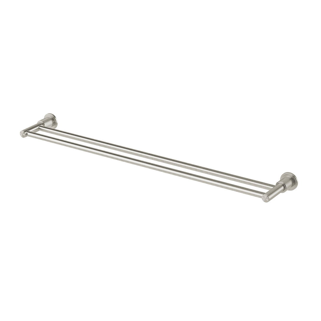 Wiltern Double Towel Rail 800mm (Brushed Nickel)