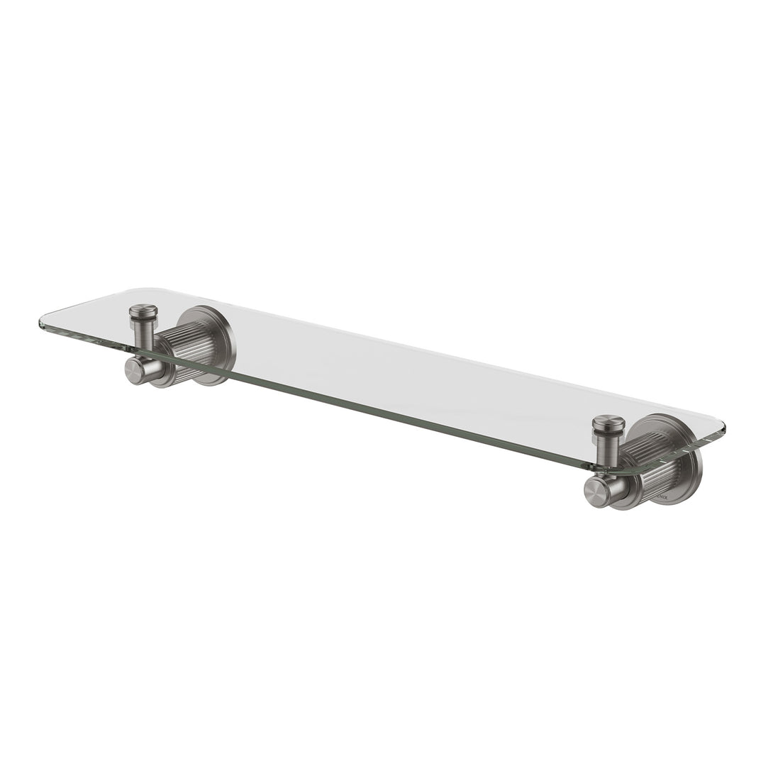 Wiltern Glass Shelf 450mm (Brushed Carbon)