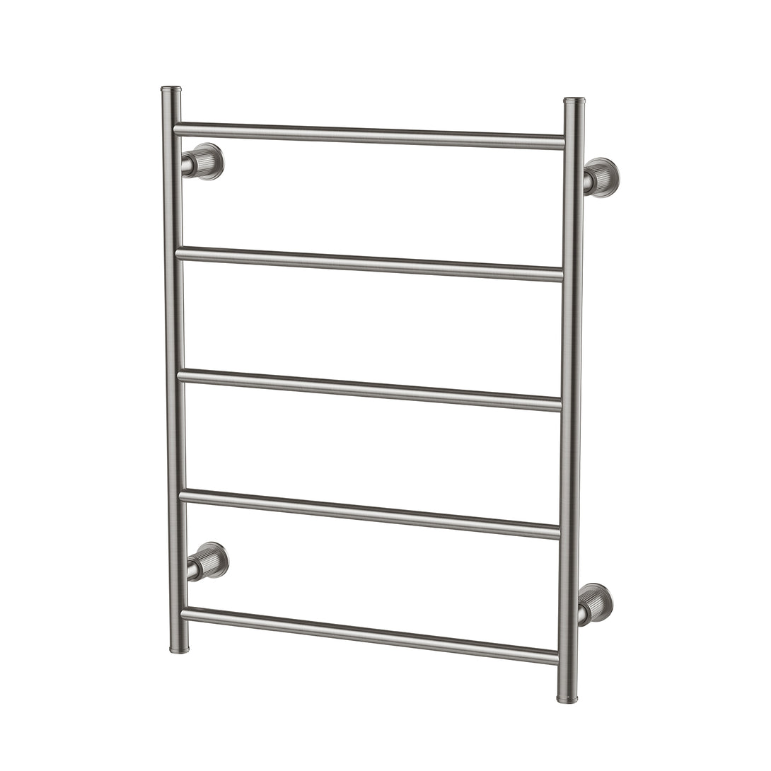 Wiltern Heated Towel Ladder 550x750 (Brushed Carbon)