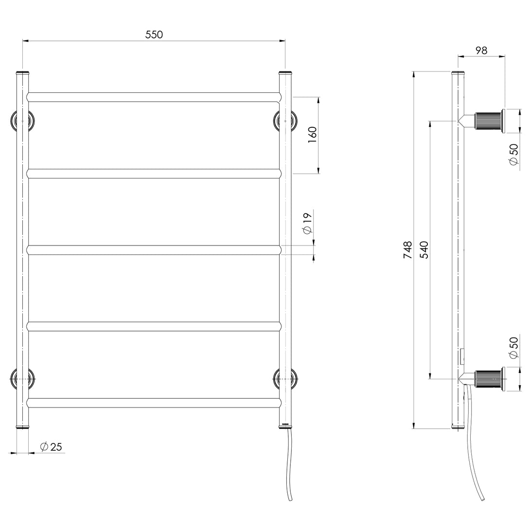 Specification Line Drawing