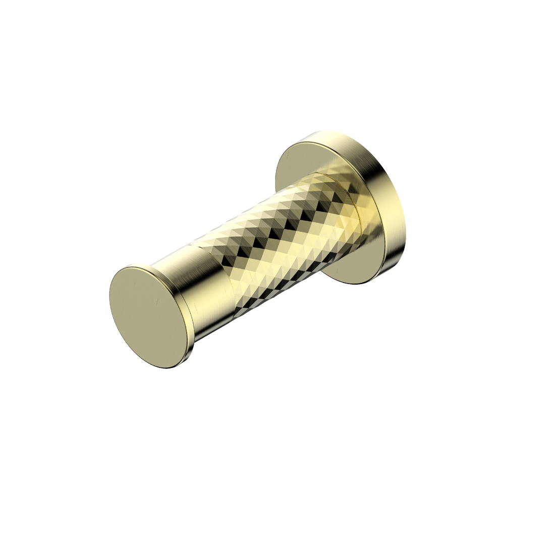 Reflect Robe Hook in Brushed Brass