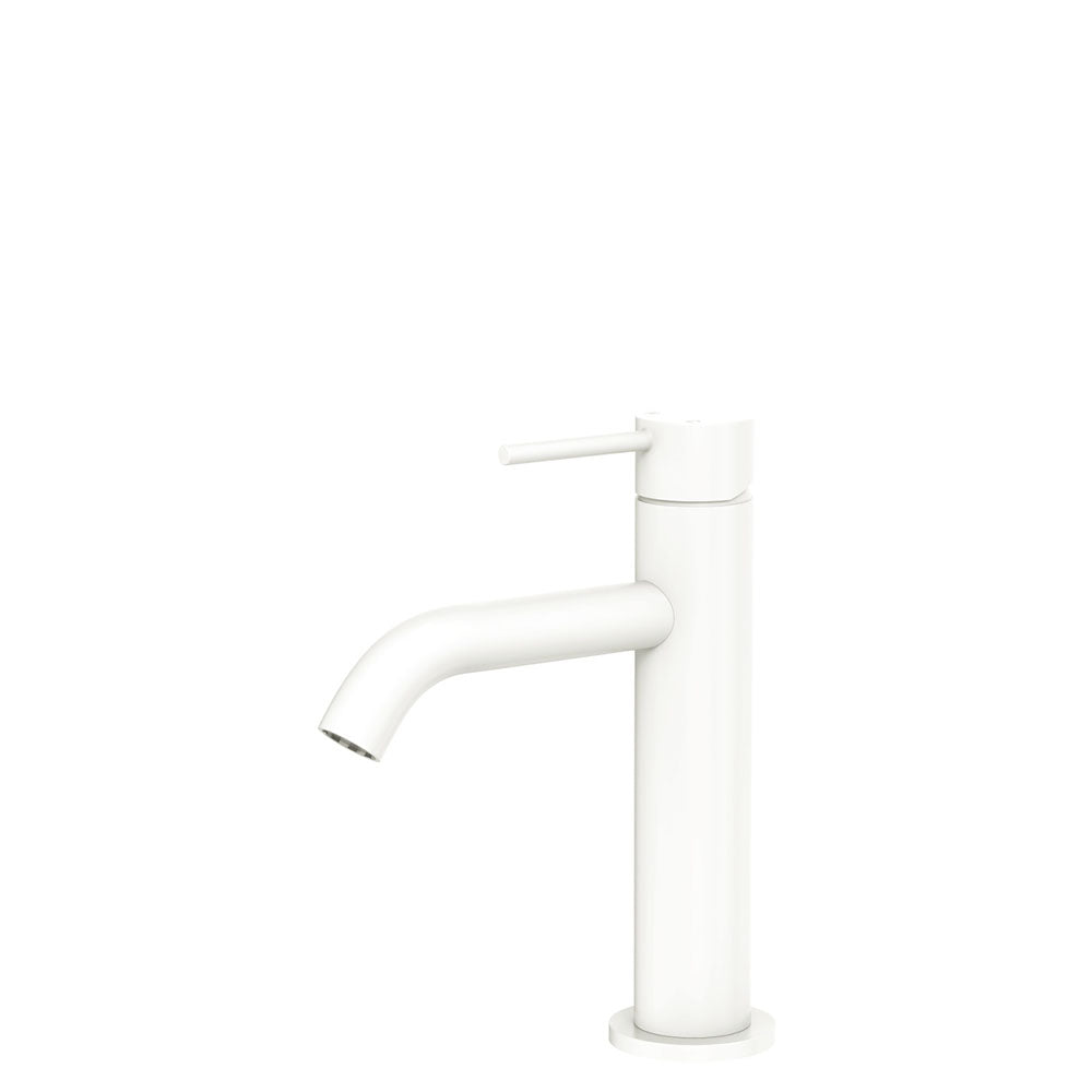 Kaya Basin Mixer in Mate White