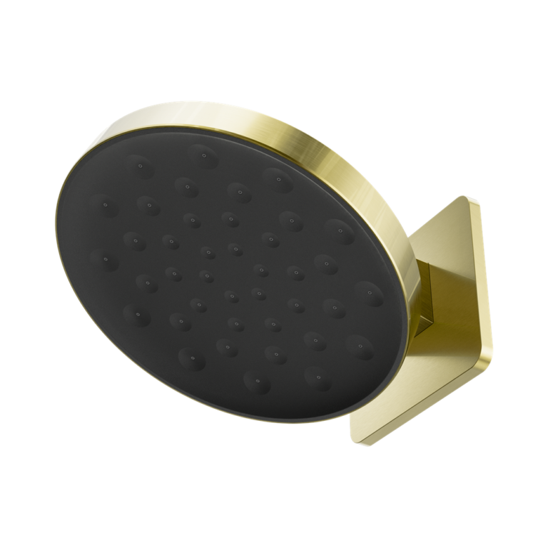 Serenity Wall Shower Head (Brushed Gold)