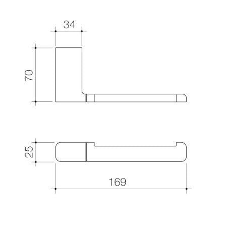 Specification line drawing