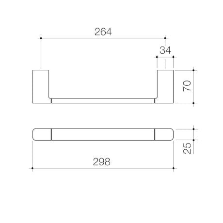 Specification line drawing