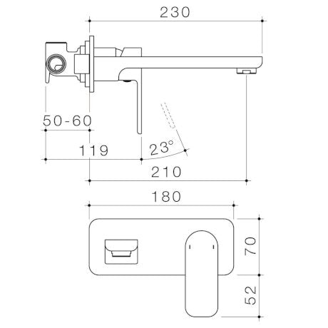 Specification Line Drawing