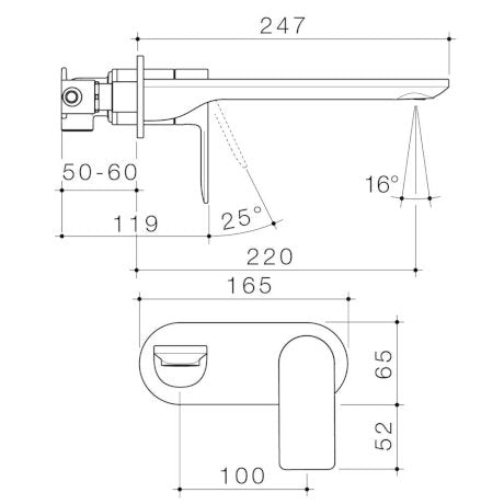 Specification Line drawing