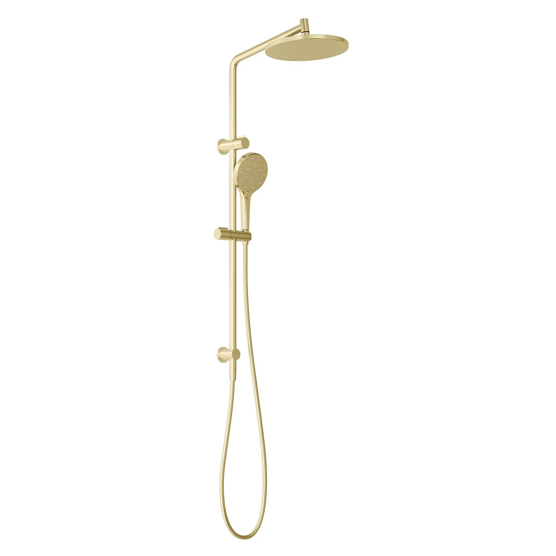 Ormond Twin Shower with LuxeXP in Brushed Gold