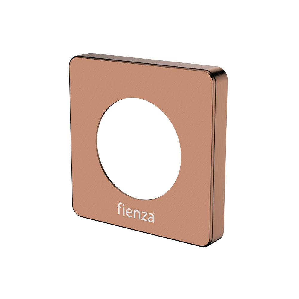 Square plate in Brushed Copper