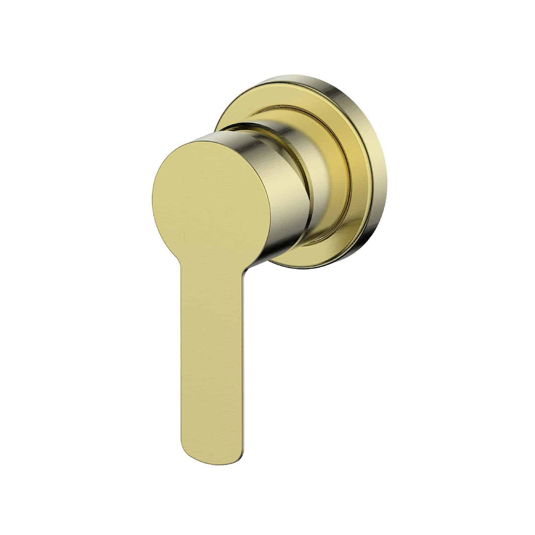 Astro II Shower/Wall Mixer in Brushed Brass
