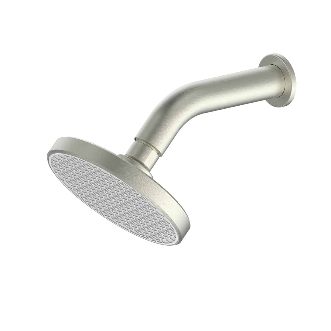 Glide RainBoost Small Wall Shower in Brushed Nickel
