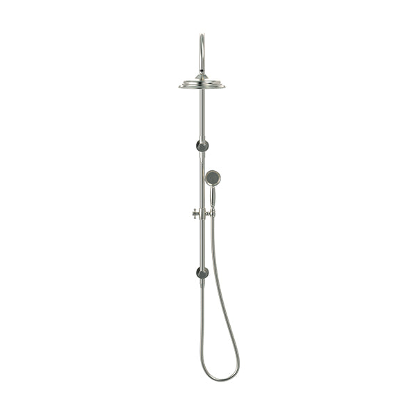 Meir Harrington Combination Twin Shower Rail Set front view