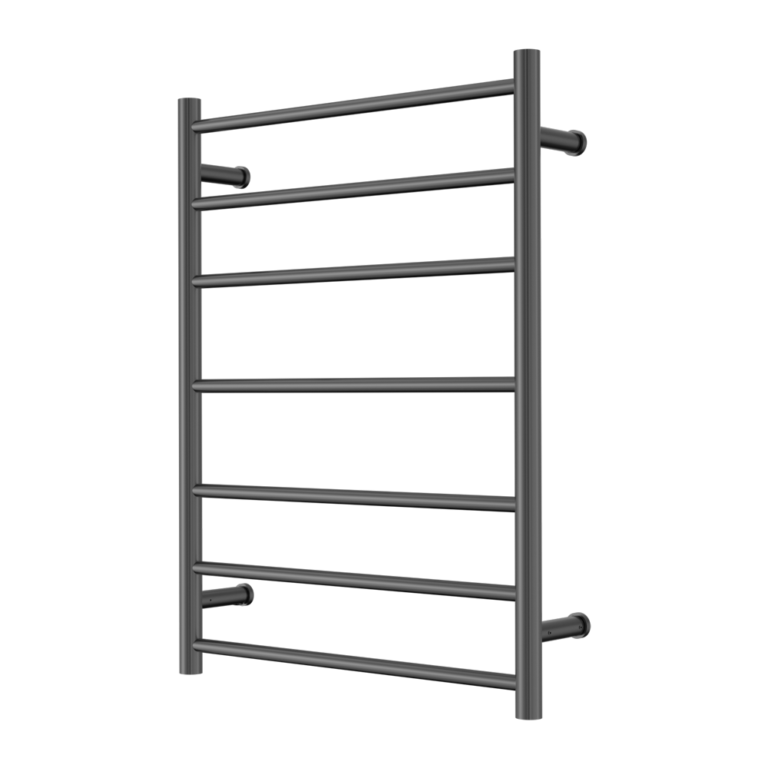 Mecca 240V 7 Bar Heated Towel Ladder (Gun Metal)