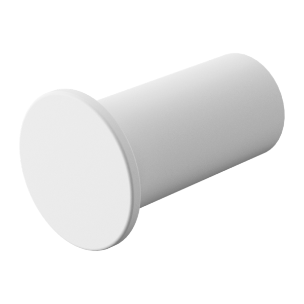 Mecca Slim Robe Hook (Matte White)