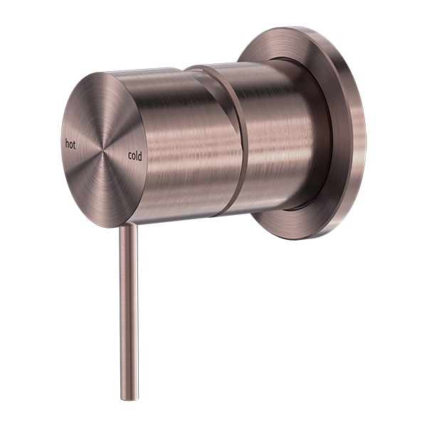 Mecca Shower Mixer 60mm Plate (Brushed Bronze)