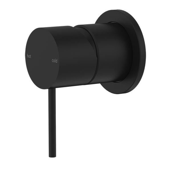Mecca Shower Mixer 60mm Plate (Matte Black)