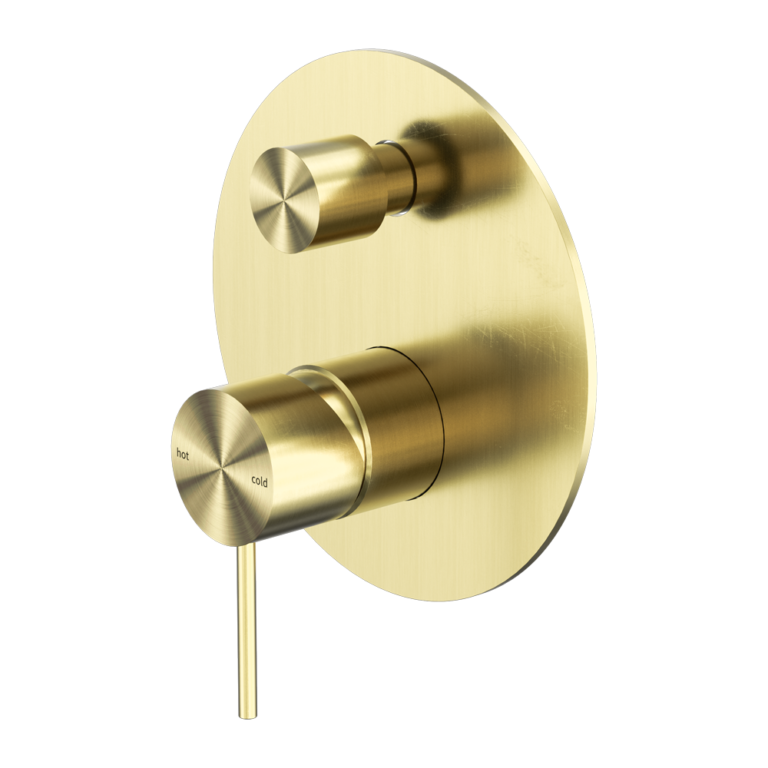 Mecca Shower Mixer with Divertor (Brushed Gold)