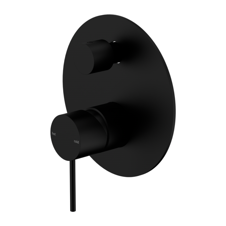 Mecca Shower Mixer with Divertor (Matte Black)
