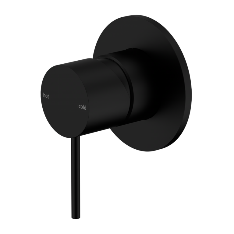 Mecca Shower Mixer 80mm Plate (Matte Black)