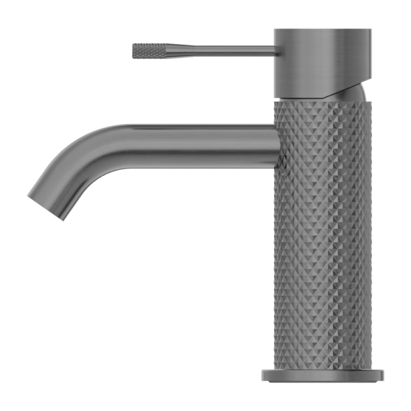 Opal Basin Mixer (Graphite) with knurled body