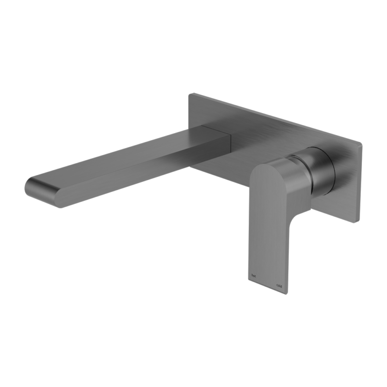 Bianca Wall Basin/Bath Mixer 187mm Spout (Gun Metal)