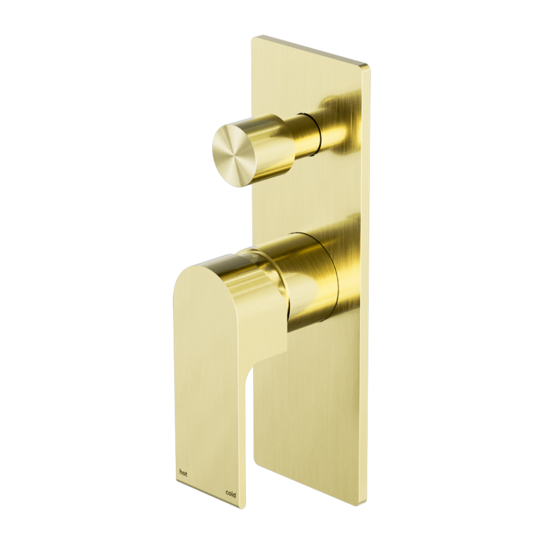 Bianca Shower Mixer with Divertor (Brushed Gold)