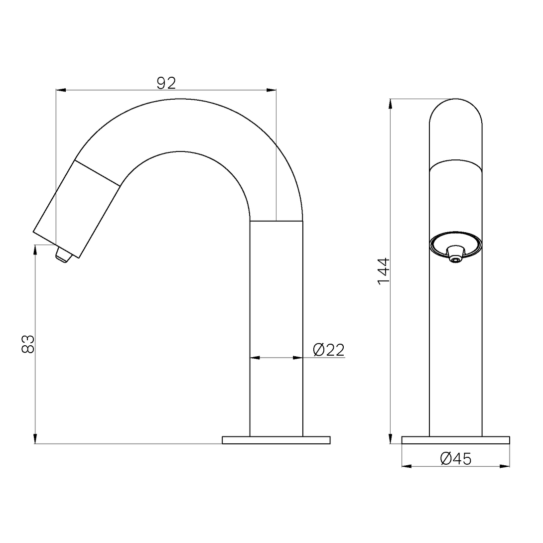 Specification Line drawing