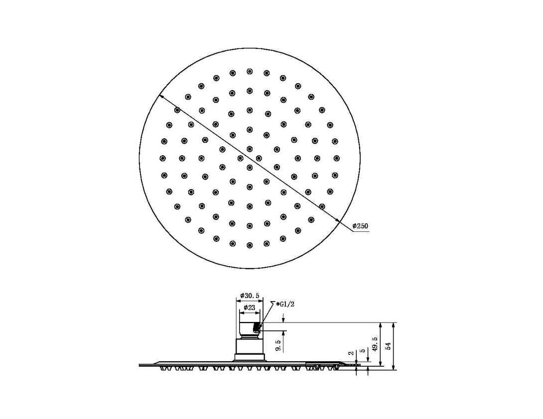 Specification Line Drawing