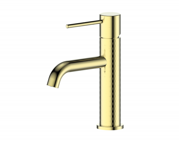 Tesora Basin Mixer in Brushed Brass