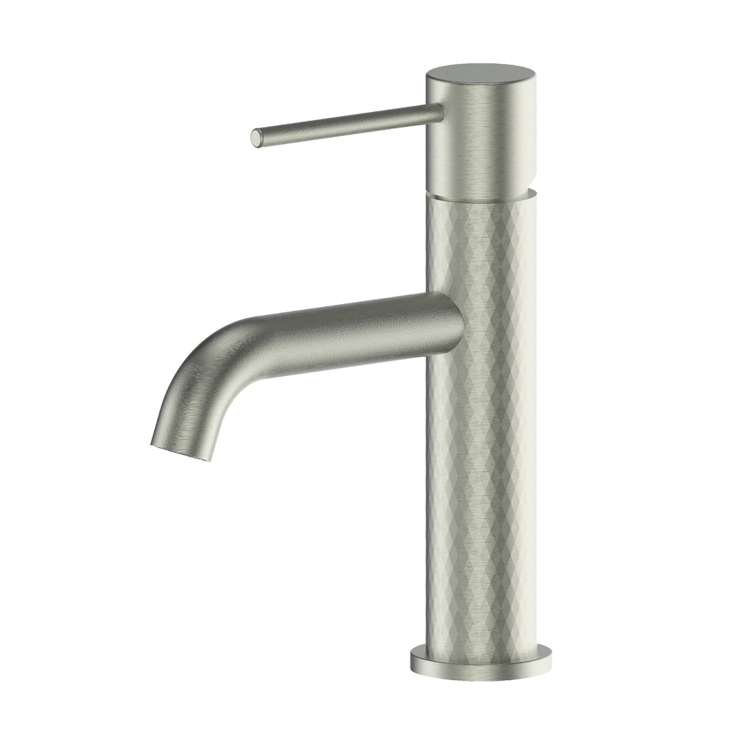 Large detailed image of Tesora Basin Mixer in Brushed Nickel