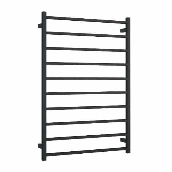 Thermorail Heated Towel Rail 10 Bars Black SS88MB