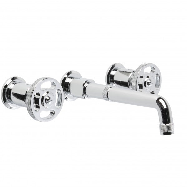 Industrica Wall Set with 250mm Spout (Cross Handles)