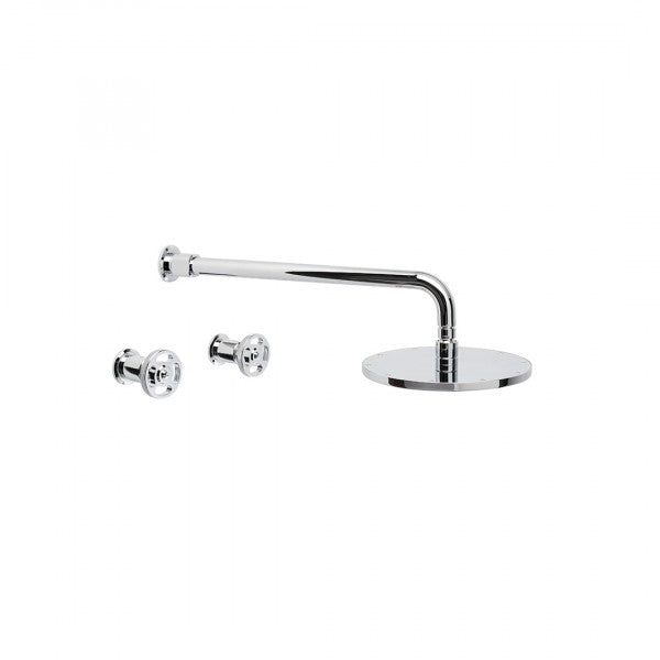 Industrica Shower Set with 225mm Rose (Cross Handles)