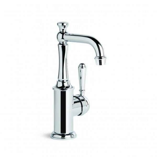 Neu England Basin Mixer Single Lever and Traditional Swivel Spout (Chrome)