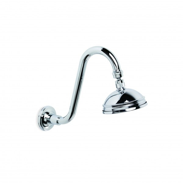 Neu England Shower Arm with 100mm Ball Joint Rose (Chrome)